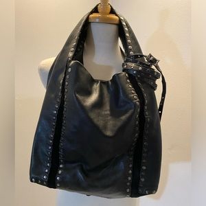 Jimmy Choo studded hobo bag